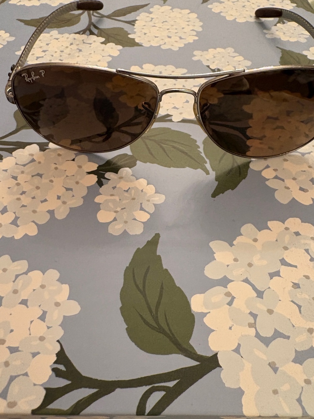 Ray-Ban Women's RB8301 Polarized Sunglasses Gun metal with Brown Lenses